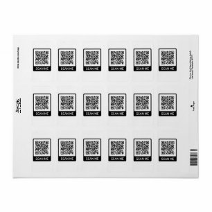 Custom QR Code business Return Label