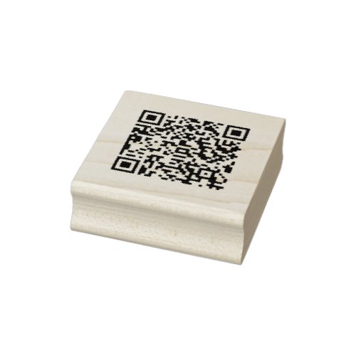 Custom QR_Code business rubber stamp