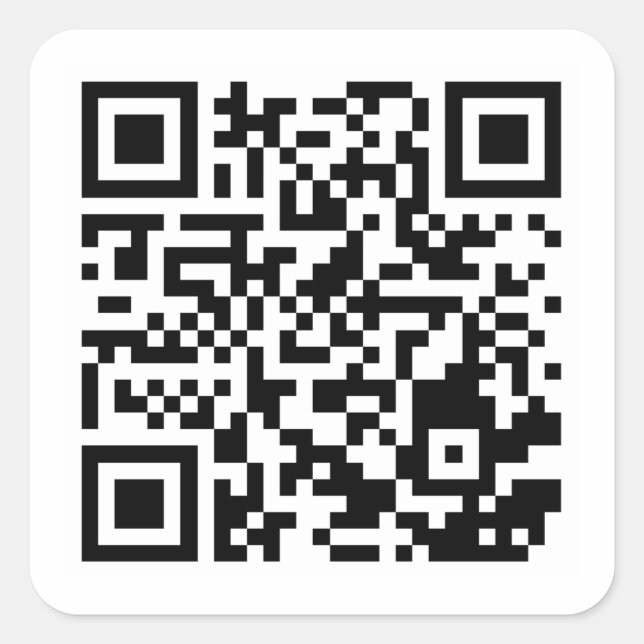 Custom QR Code Classic Round Sticker Sheet (Front)