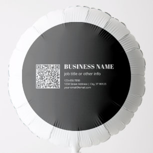 Custom QR code & Editable Retro-Modern Text Balloon