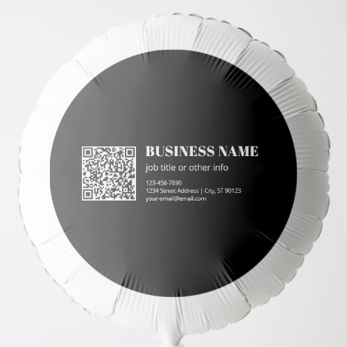 Custom QR code & Editable Retro-Modern Text Balloon