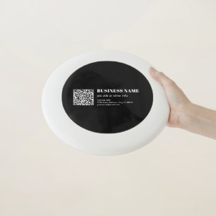 Custom QR code & Editable Retro-Modern Text Wham-O Frisbee