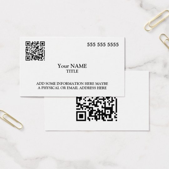 Custom QR Code Executive Business Card | Zazzle.com