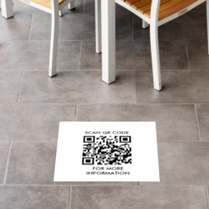 Custom QR Code  Floor Decals