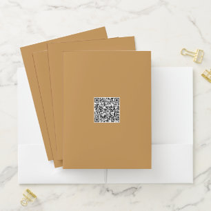 Custom QR Code Folder for Business Branding