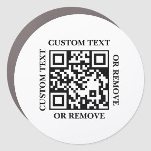 Custom QR Code for Business Website Promotion Car Magnet