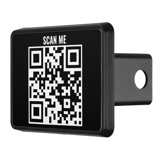Custom QR Code Hitch Cover (Left)