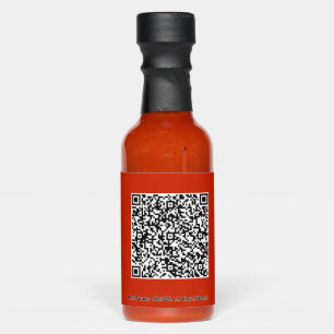 Custom QR Code Hot Sauces Example Design Your Own