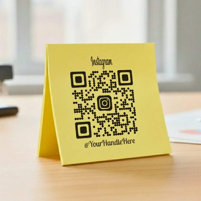 Custom QR Code Instagram Rubber Stamp (Custom QR Code Instagram Rubber Stamp)