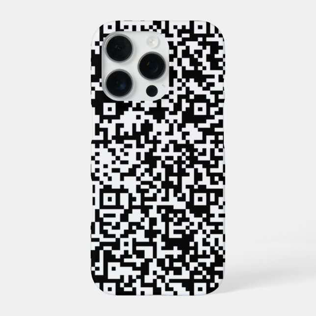 Custom QR Code iPhone Case (Back)