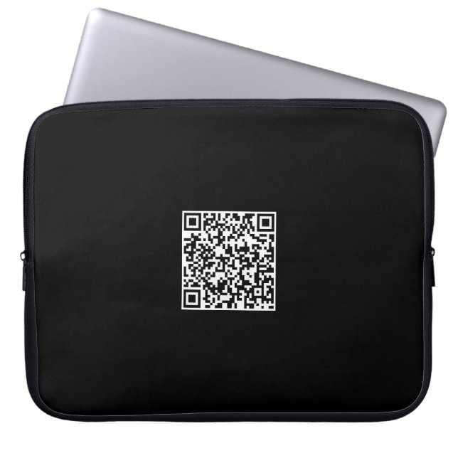 Custom QR Code Laptop Sleeve for Brand Promotion (Front)