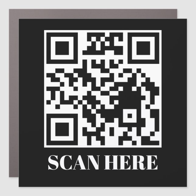 Custom QR Code Magnet for Marketing Promotions (Front)