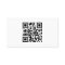 Custom QR Code Modern Black White