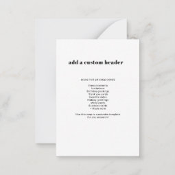 Custom QR Code Modern Trendy Note Card | Zazzle