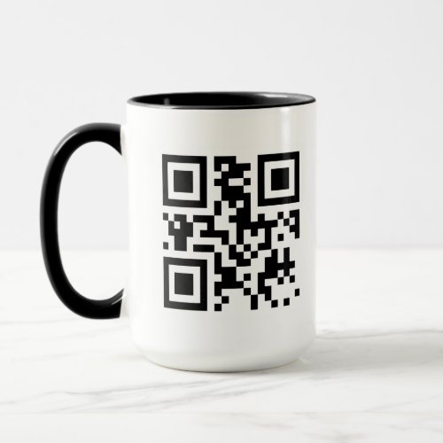 Custom QR Code Mug