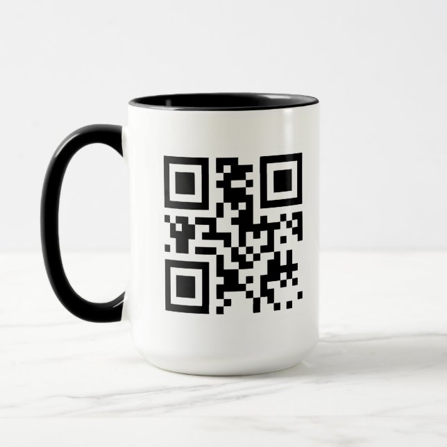 Custom QR Code Mug (Left)