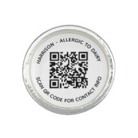 Custom QR Code name text contact info photo