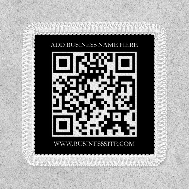 Custom QR Code Patch for Branding and Promotion (Front)