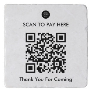 Custom QR Code Payment Business Trivet