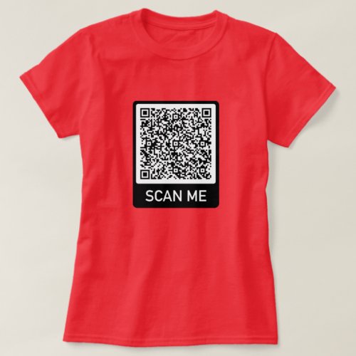 Custom QR Code Personalized Your T_Shirt Gift