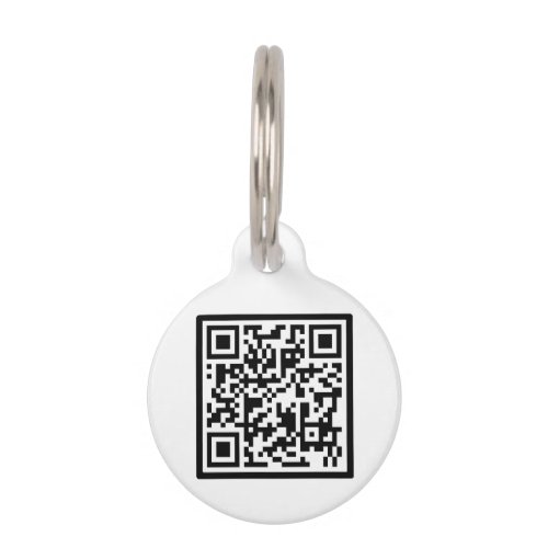 Custom QR Code Pet ID Profile Pet ID Tag