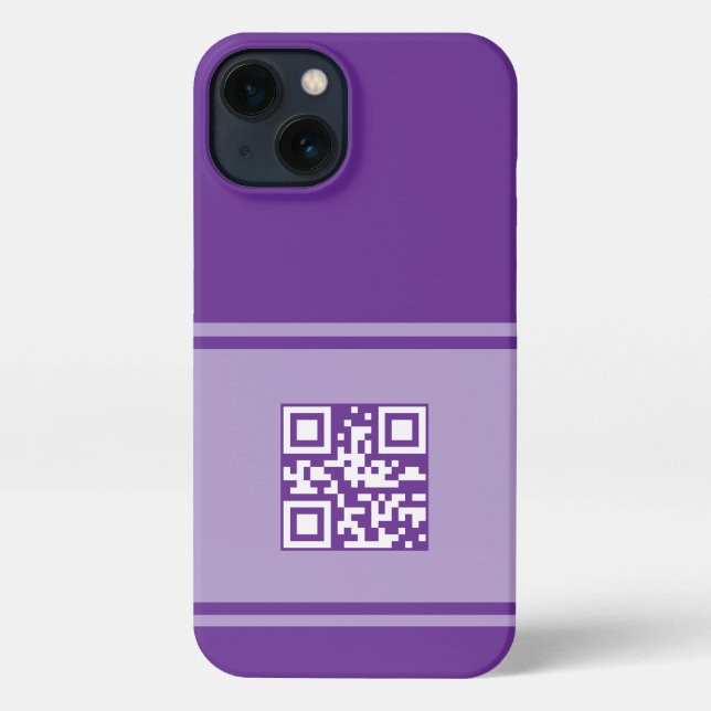 Custom QR Code Phone Case, Business QR Phone Cover (Back)