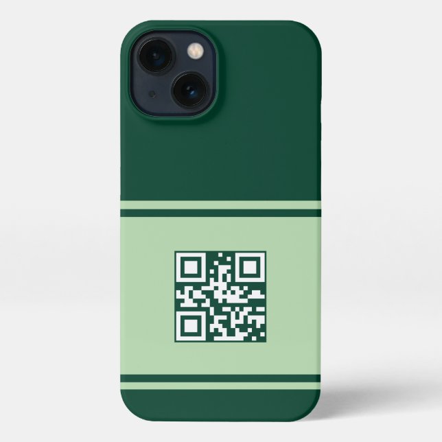 Custom QR Code Phone Case, Business QR Phone Cover (Back)