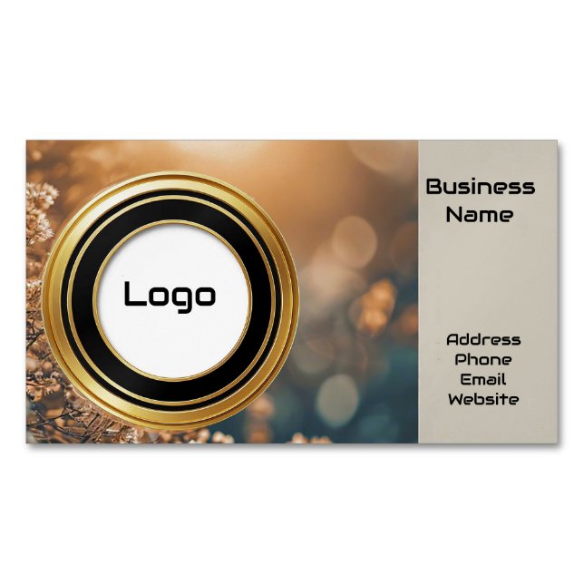 Custom QR code professional Business Card Magnet (Front)