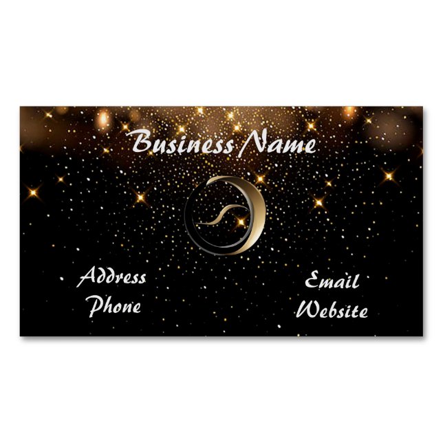 Custom QR code professional Business Card Magnet (Front)