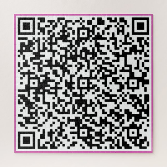 Custom QR Code Puzzle Example Your Funny Gifts (Vertical)