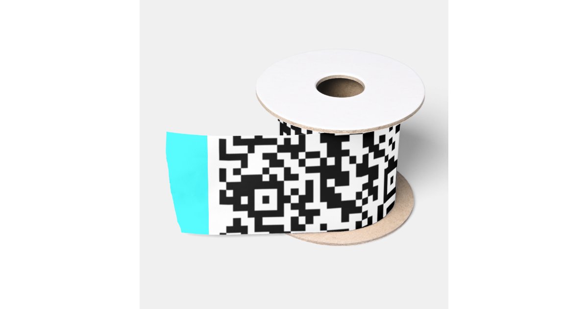 Qr Code Ribbon Custom QR Code Ribbon Design Your Own | Zazzle