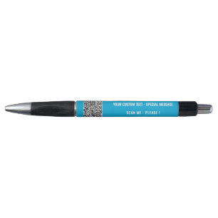 Custom QR Code Scan Info and Text Pen Template