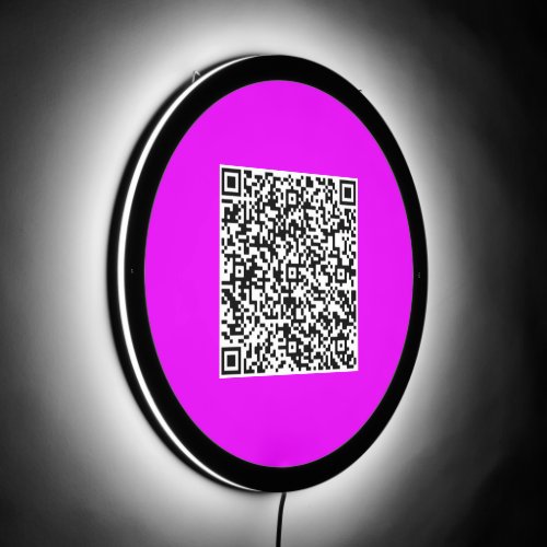 Custom QR Code Scan Info Choose Your Colors LED Sign