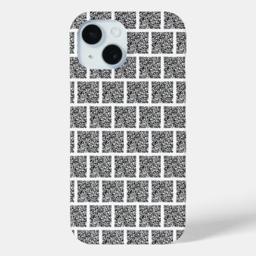 Custom QR Code Scan Info iPhone Case Gift