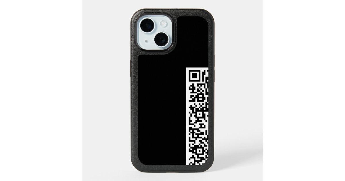 Iphone Scanner Case Custom QR Code Scan Info Personalized iPhone Case | Zazzle