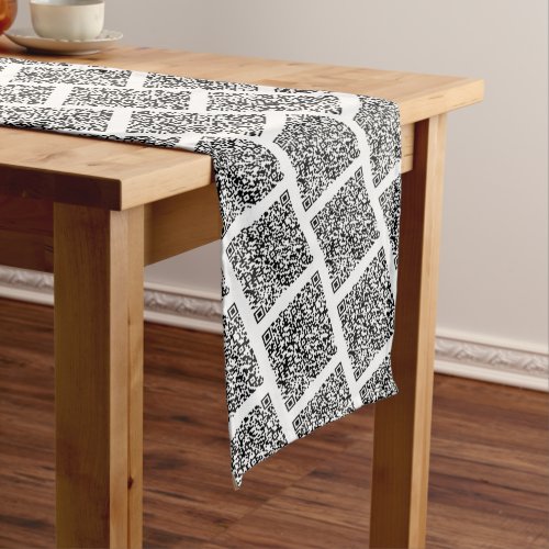 Custom QR Code Scan Info Table Runner Your Colors