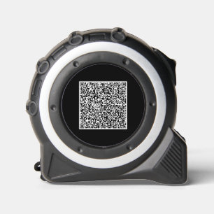 Custom QR Code Scan Info Tape Measure Template