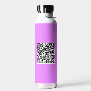 Custom QR Code Scan Info Your Colors Water Bottle