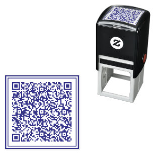 Custom QR Code Scan Personalized Self-inking Stamp