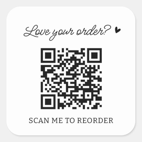 Custom QR Code Scan to Reorder Labels