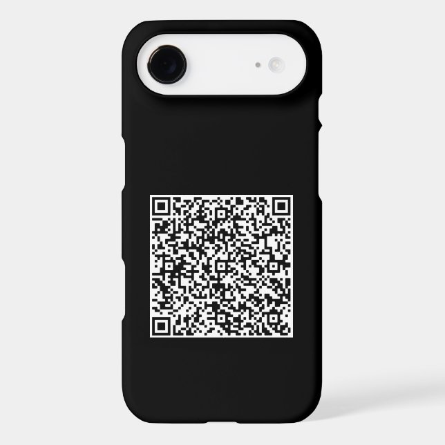 Custom QR Code Scan Your Colors Personalized Iphone Case (Back)