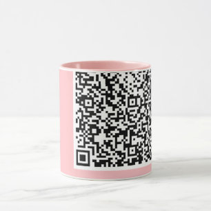 Custom QR Code Scan Your Funny Coffee Mug
