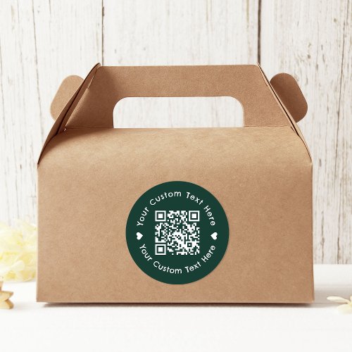 Custom QR Code Small Business Packaging Labels