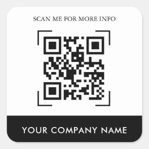 Custom QR Code Stickers
