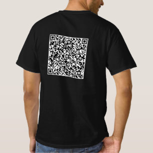 Custom QR Code T-Shirt Example