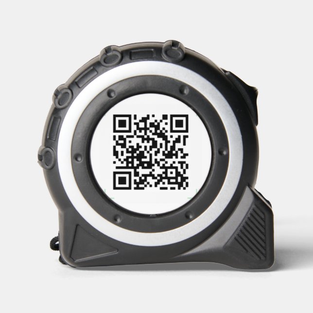 Custom QR Code Tape Measure (Front)