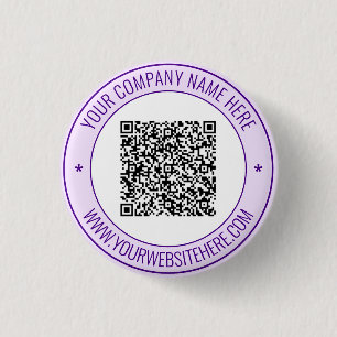 Custom QR Code Text and Colors Promotional Button