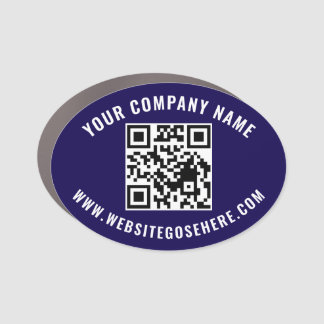 Custom QR Code Vehicle Advertising for Businesses Car Magnet