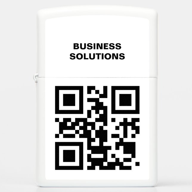 Custom QR code  Zippo Lighter (Front)