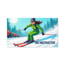 Custom QR Ski Instructor